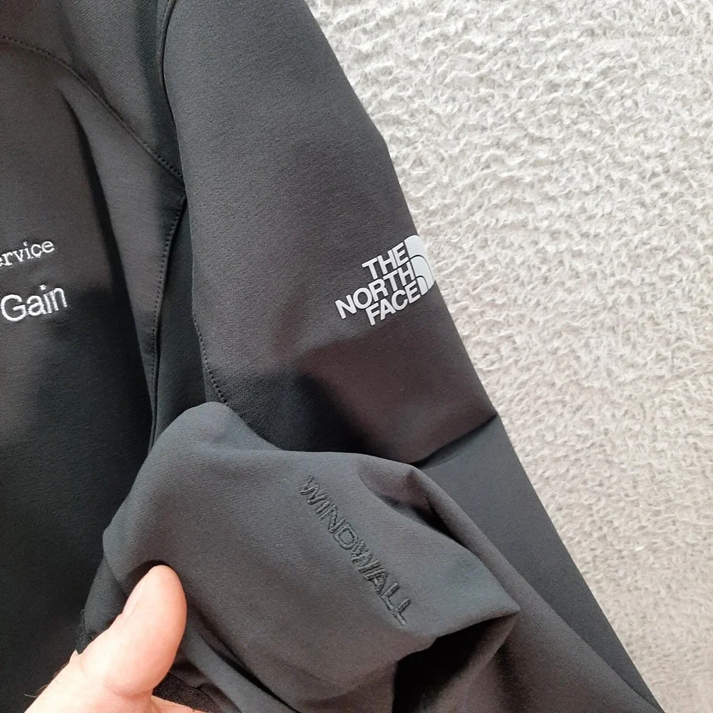 The North Face Jacket Adult‎ Large Black Windwall Workwear Outdoors Camping Mens